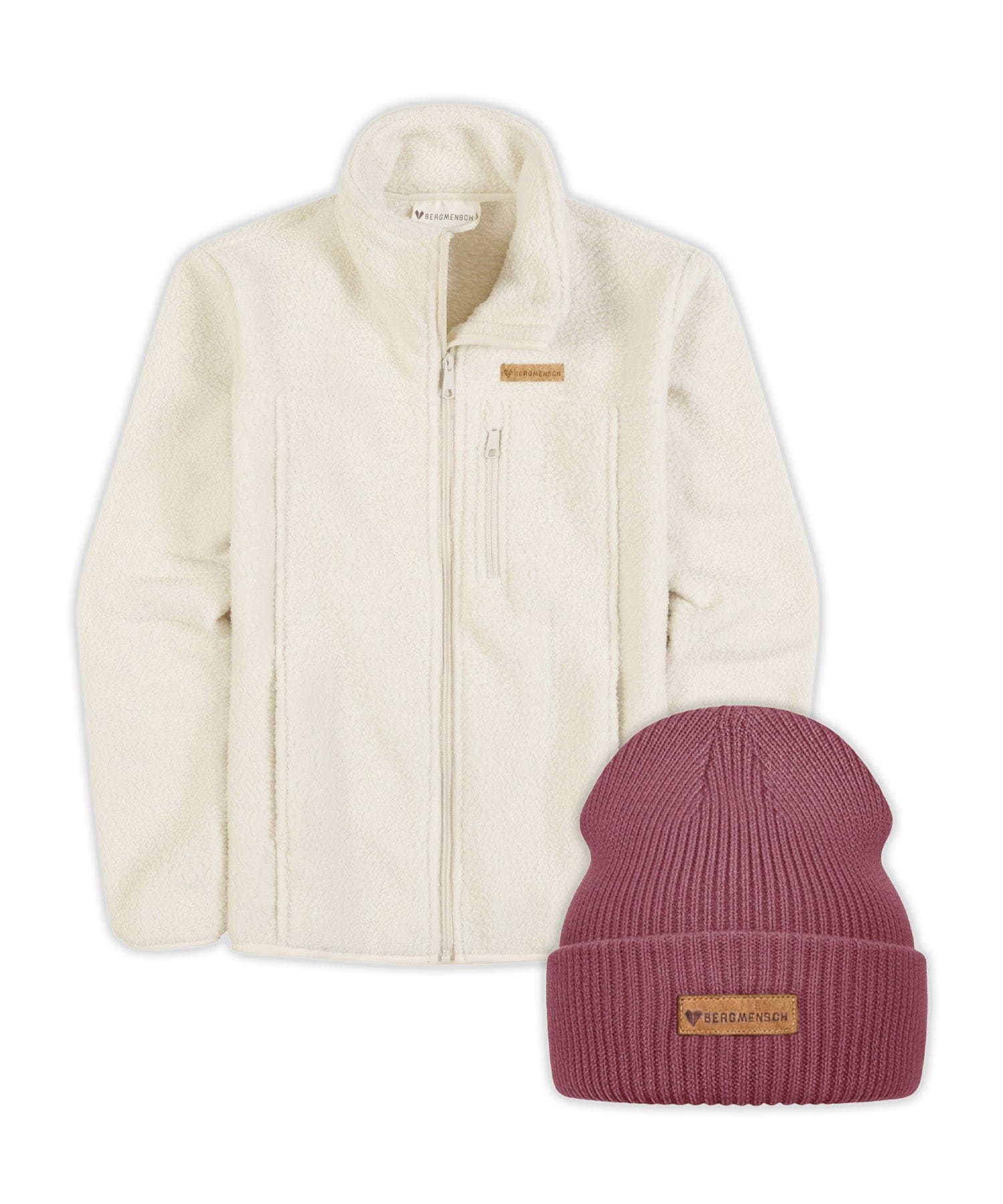 Sherpa Fleece + Cozy Fleece Beanie