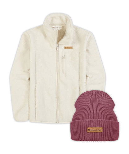 Sherpa Fleece + Cozy Fleece Beanie