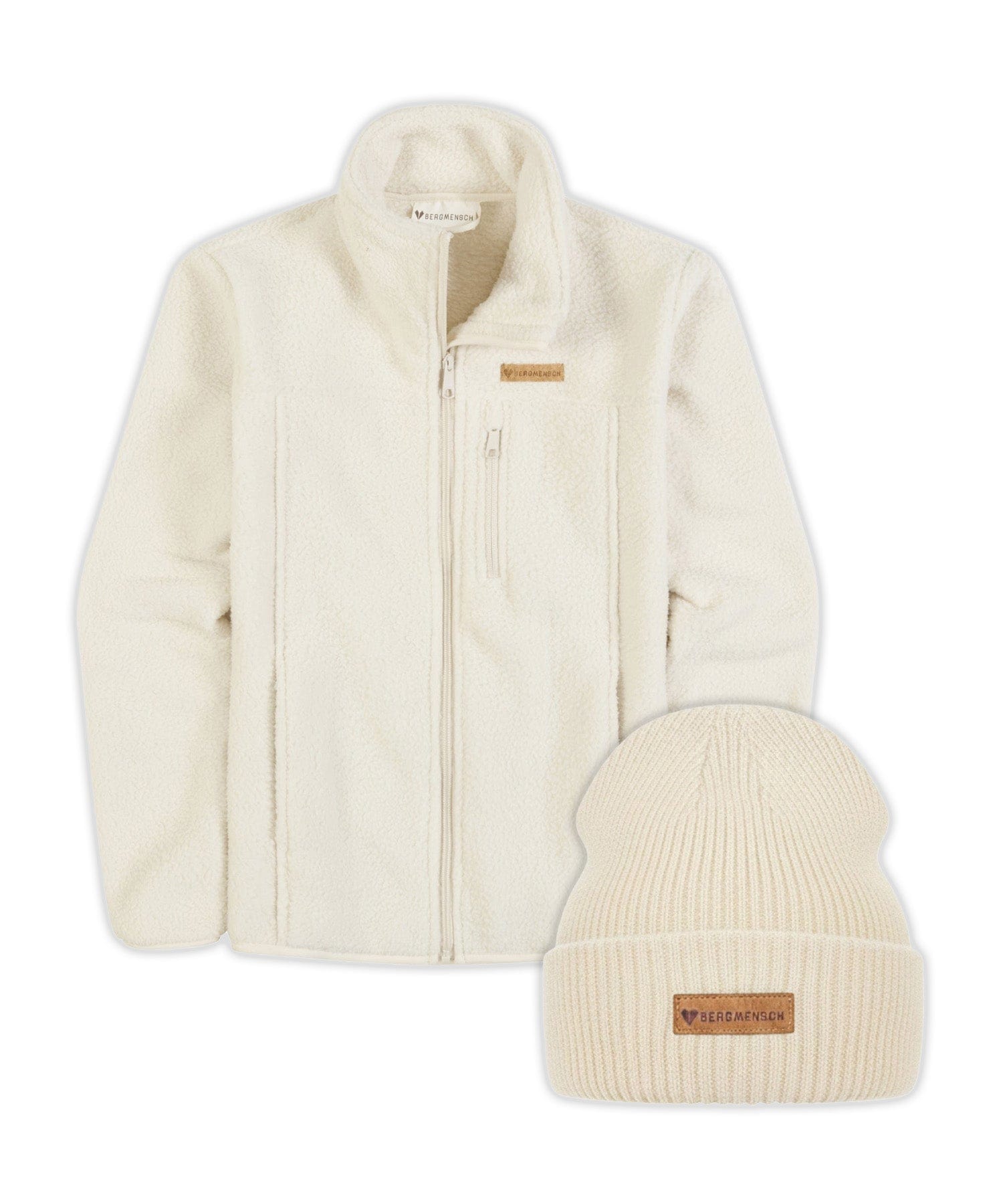 Sherpa Fleece + Cozy Fleece Beanie