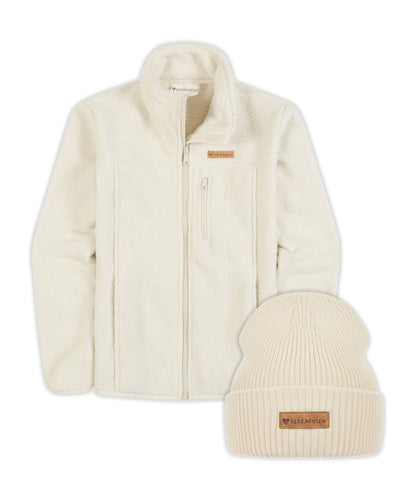 Sherpa Fleece + Cozy Fleece Beanie