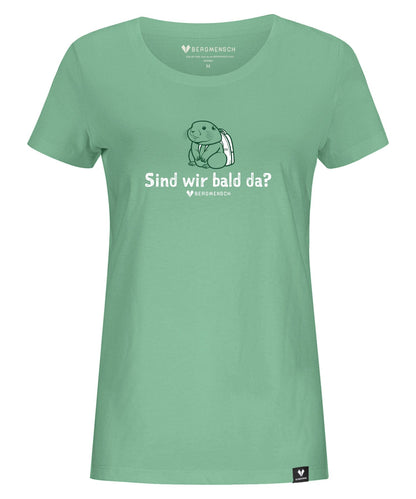 Sind wir bald da - Damen Premium Organic Shirt