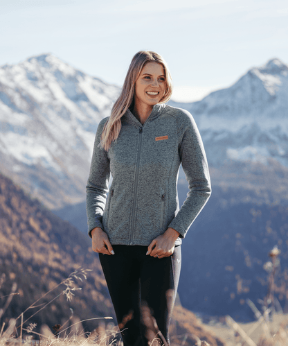 BERGMENSCH® - Damen Strickfleece-Jacke
