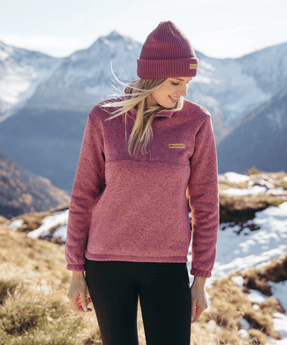 BERGMENSCH® - Damen Half-Zip Strickfleece
