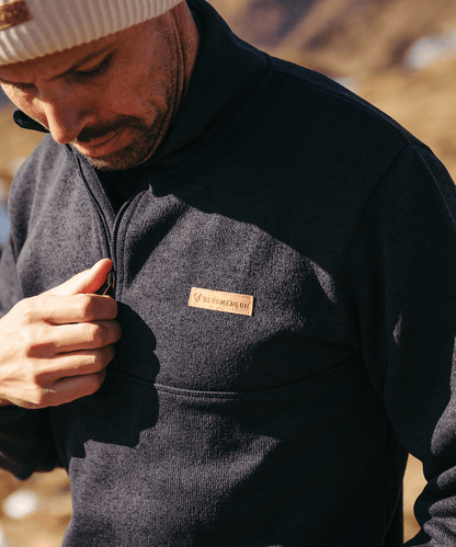 BERGMENSCH® - Herren Half-Zip Strickfleece
