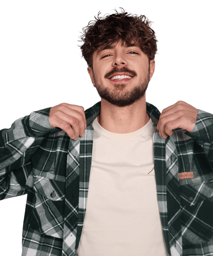 Flanell Overshirt - Herren