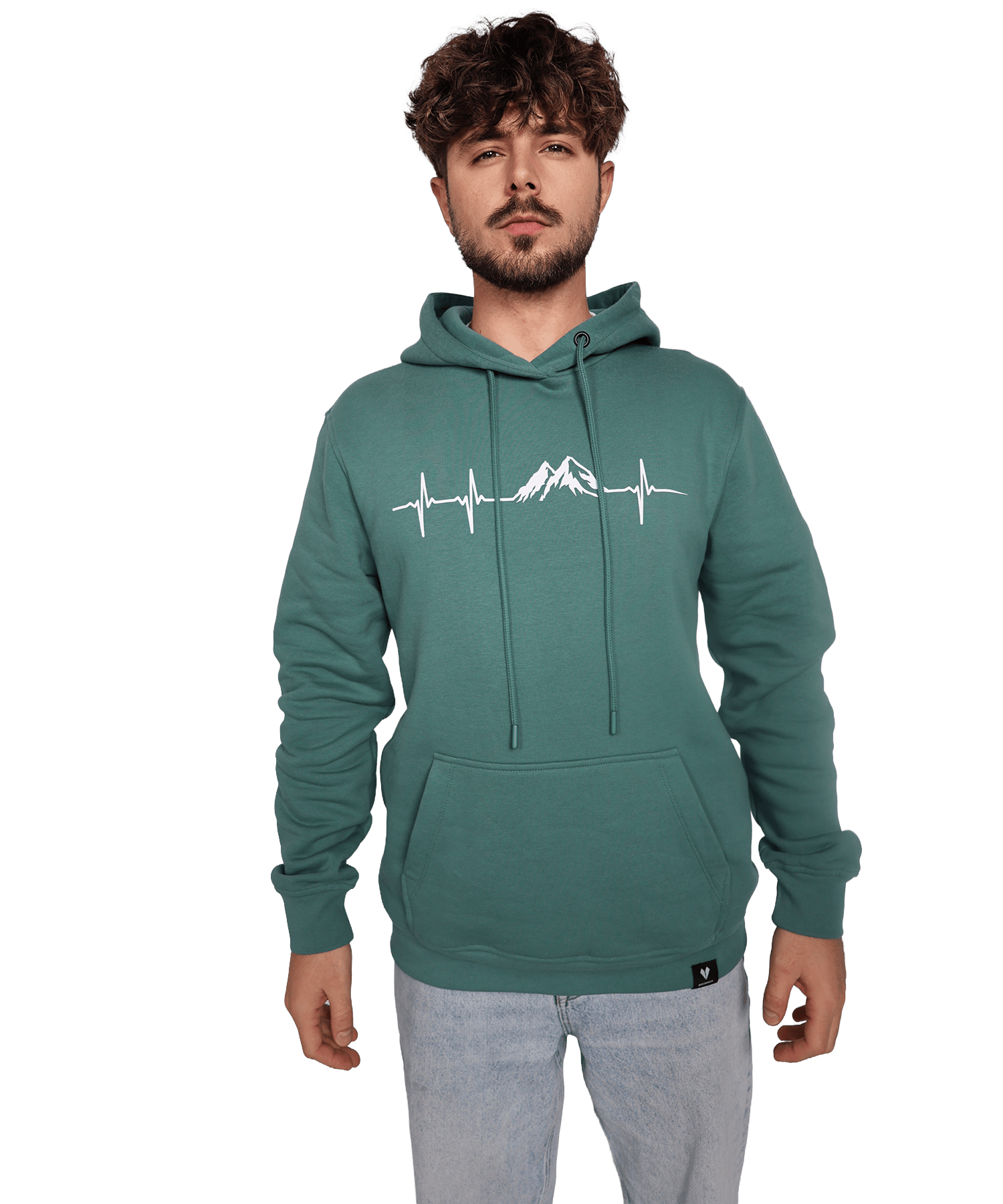 Herzschlag Berge - Unisex Premium Organic Hoodie