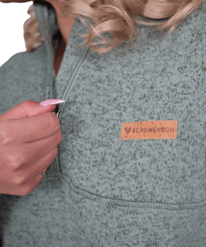 BERGMENSCH® - Damen Half-Zip Strickfleece