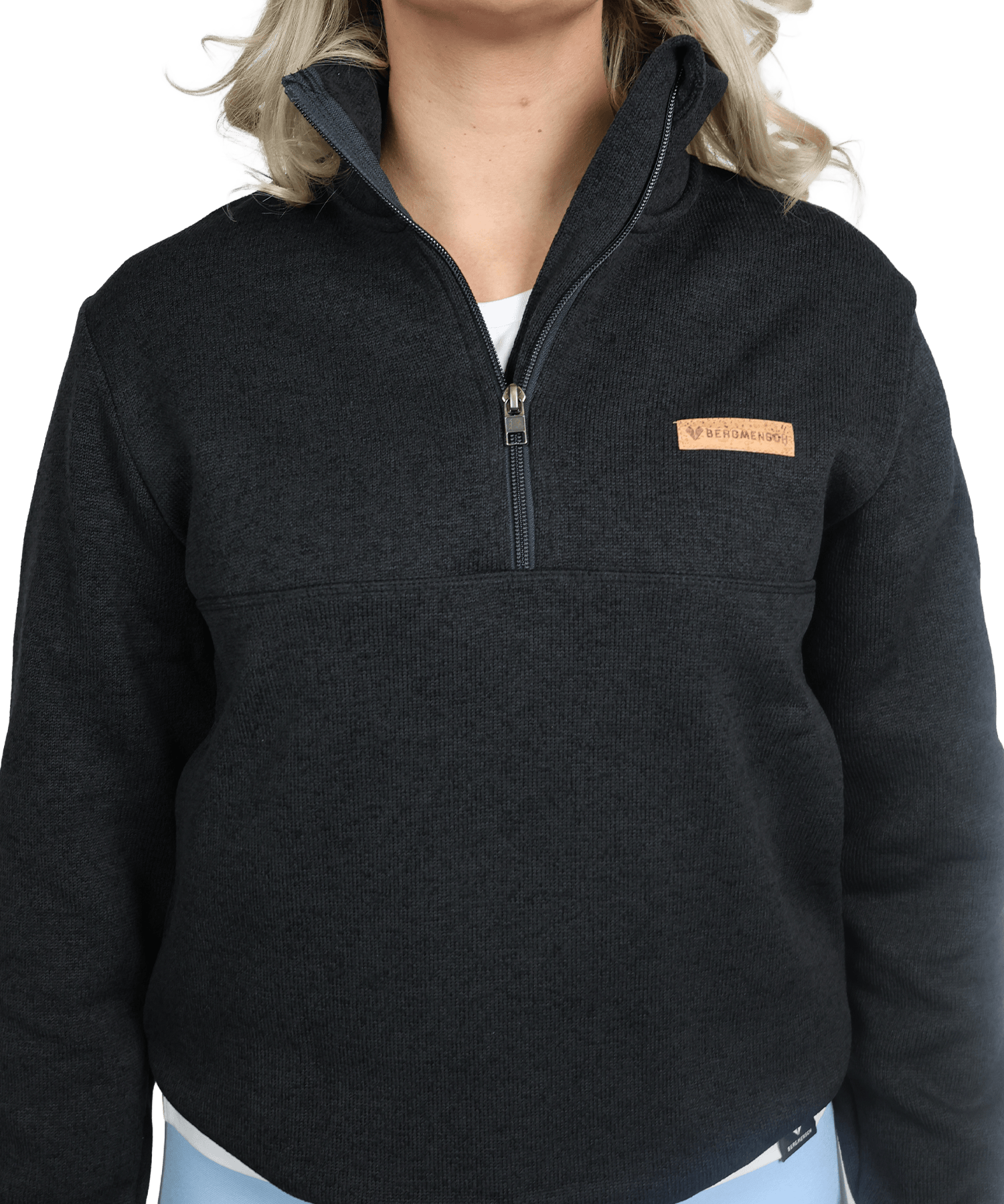 BERGMENSCH® - Damen Half-Zip Strickfleece
