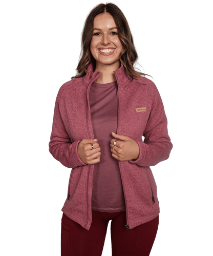 BERGMENSCH® - Damen Strickfleece-Jacke