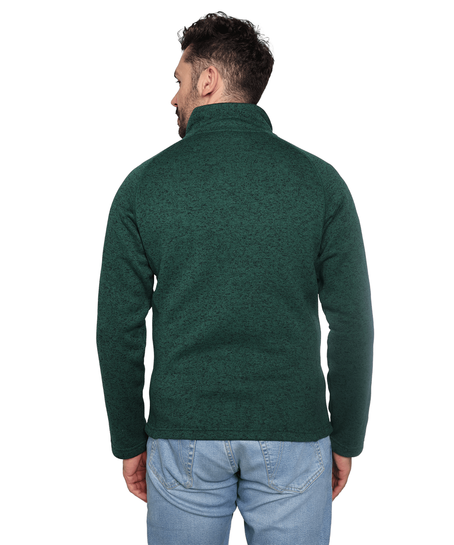 BERGMENSCH® - Herren Strickfleece-Jacke
