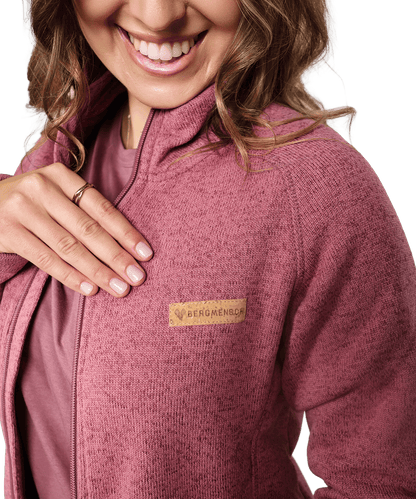 BERGMENSCH® - Damen Strickfleece-Jacke