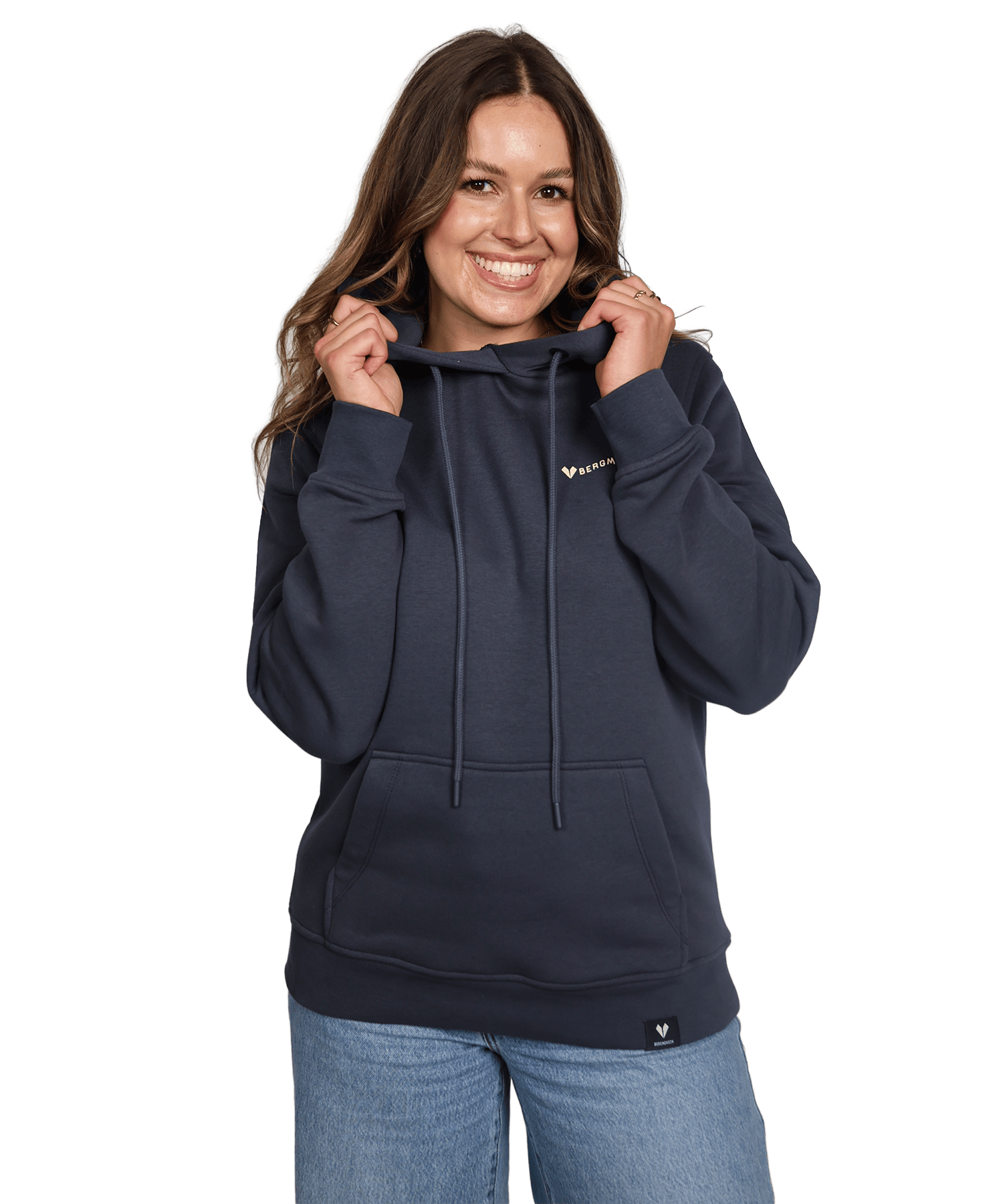 Winterpanorama Ski (Backprint) - Unisex Premium Organic Hoodie