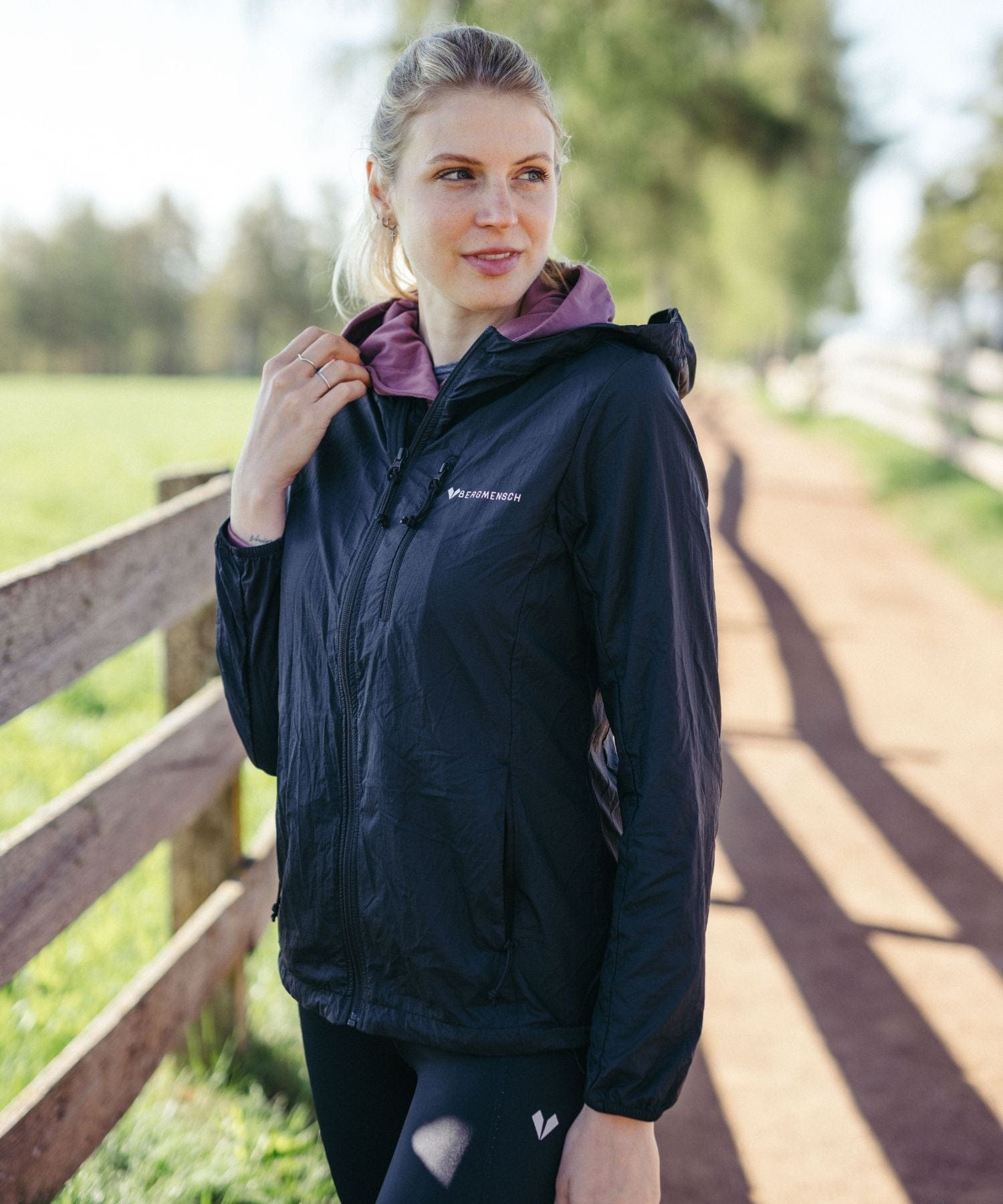 Damen Windbreaker Jacke