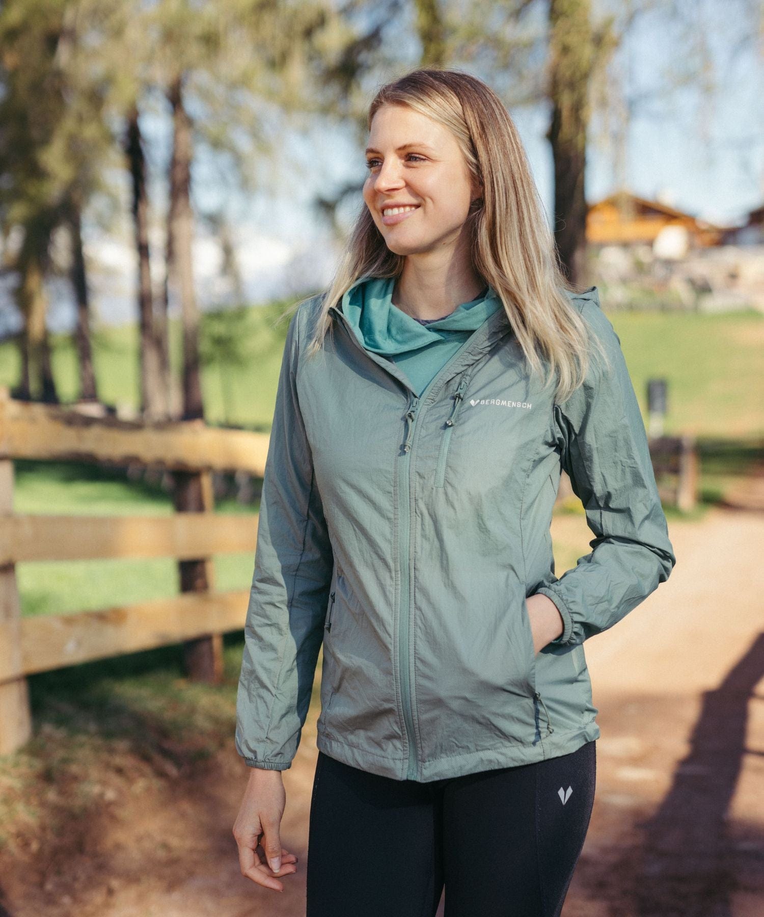 Damen Windbreaker Jacke
