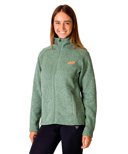 BERGMENSCH® - Damen Strickfleece-Jacke