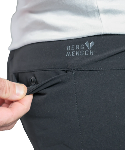 Detailansicht Zip Off Wanderhose Bergmensch 