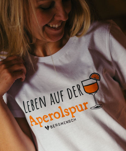 Aperolspur - Damen Premium Organic Shirt von Bergmensch