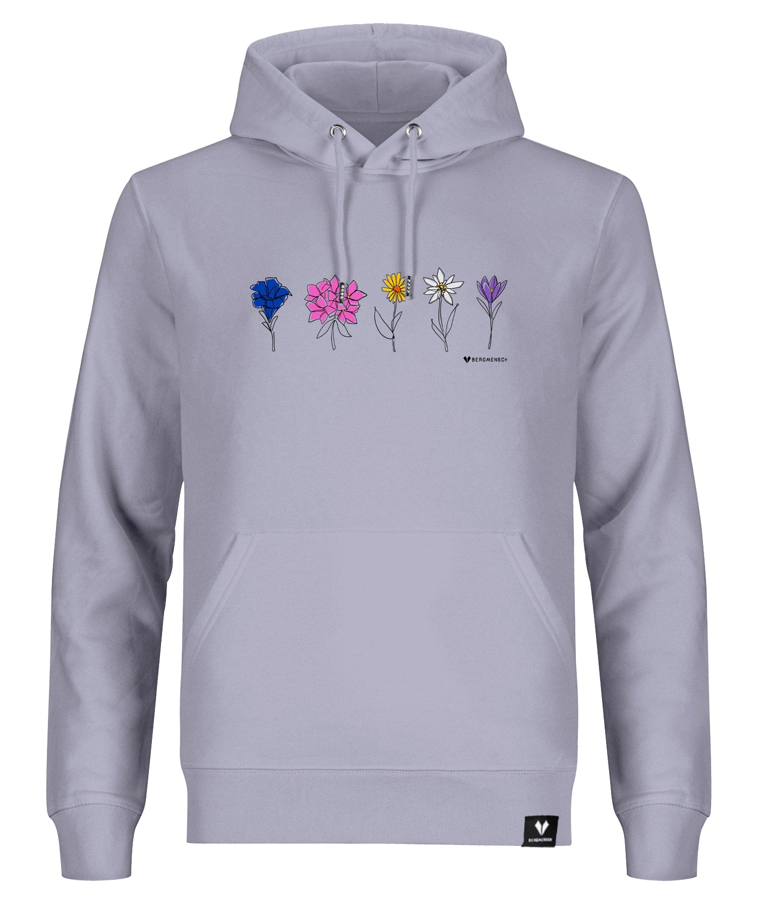 Bergblumen - Unisex Premium Organic Hoodie von Bergmensch