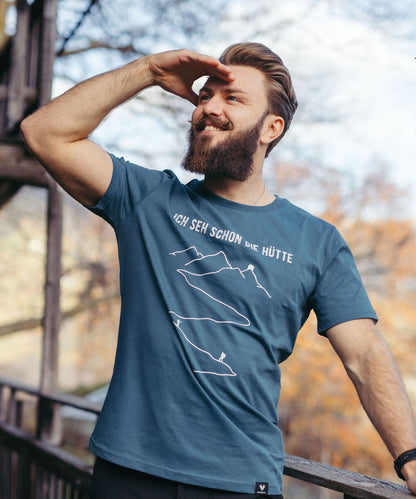 Ich seh schon die Hütte - Unisex Premium Organic Shirt