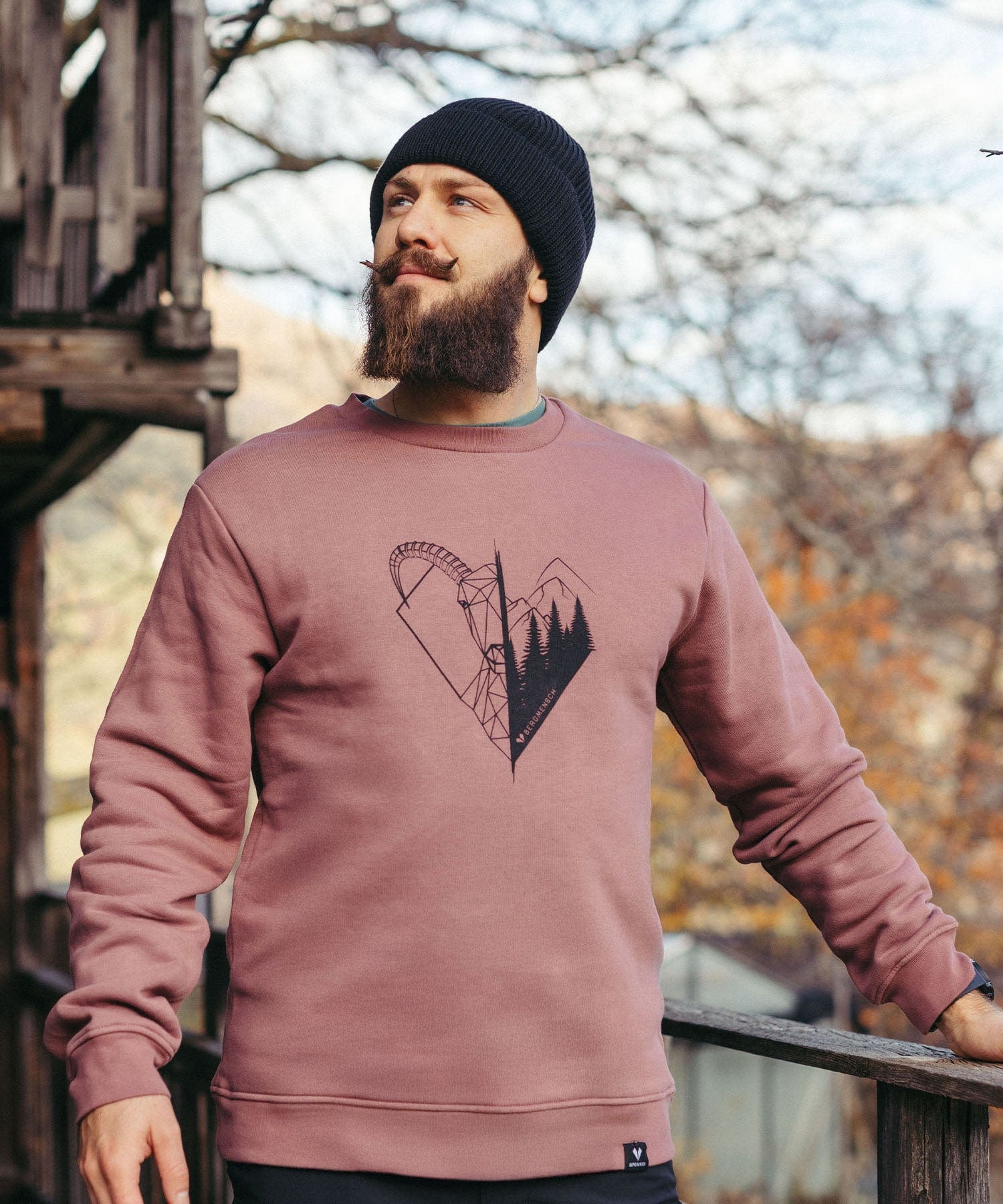 Steinbock Polygon - Unisex Premium Organic Sweatshirt