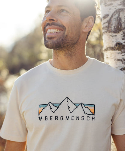 Retro Bergpanorama - Herren Premium Organic Shirt