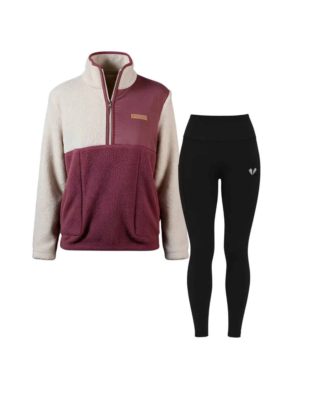 Sherpa Half Zip & Leggings