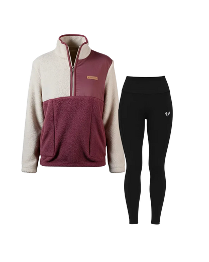 Sherpa Half Zip & Leggings