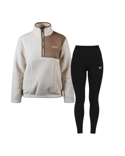 Sherpa Half Zip & Leggings