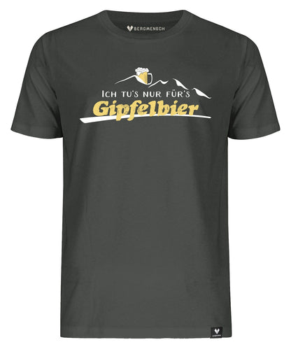 Gipfelbier - Unisex Premium Organic Shirt von Bergmensch