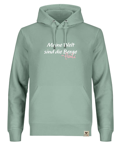 HEIDI - Meine Welt sind die Berge - Unisex Premium Organic Hoodie von Bergmensch