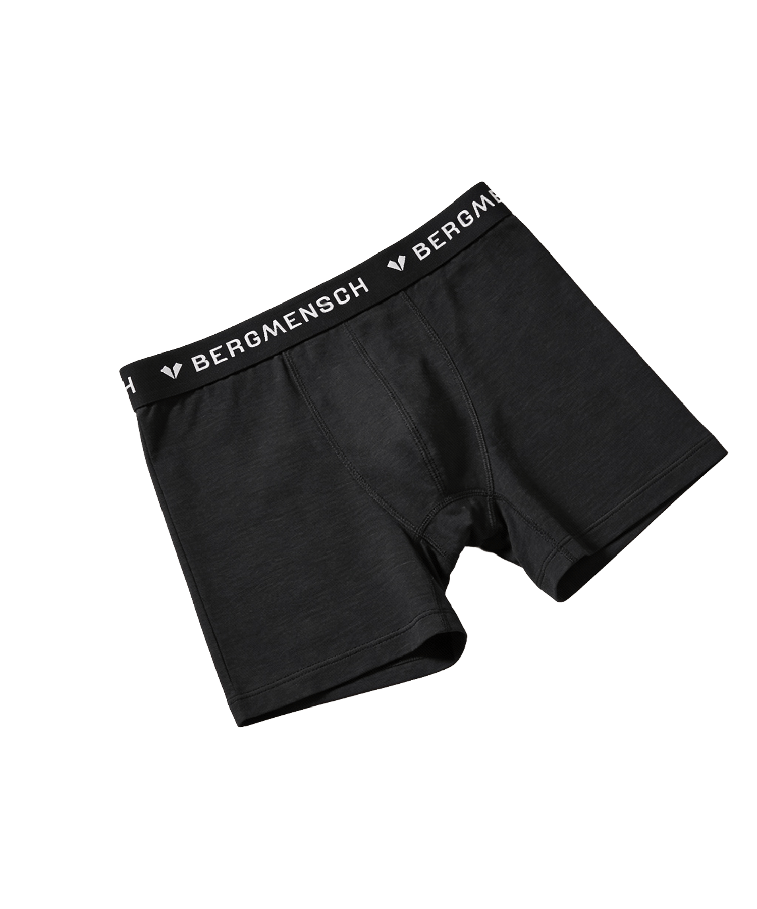 BERGMENSCH Boxer Short Merino in schwarz