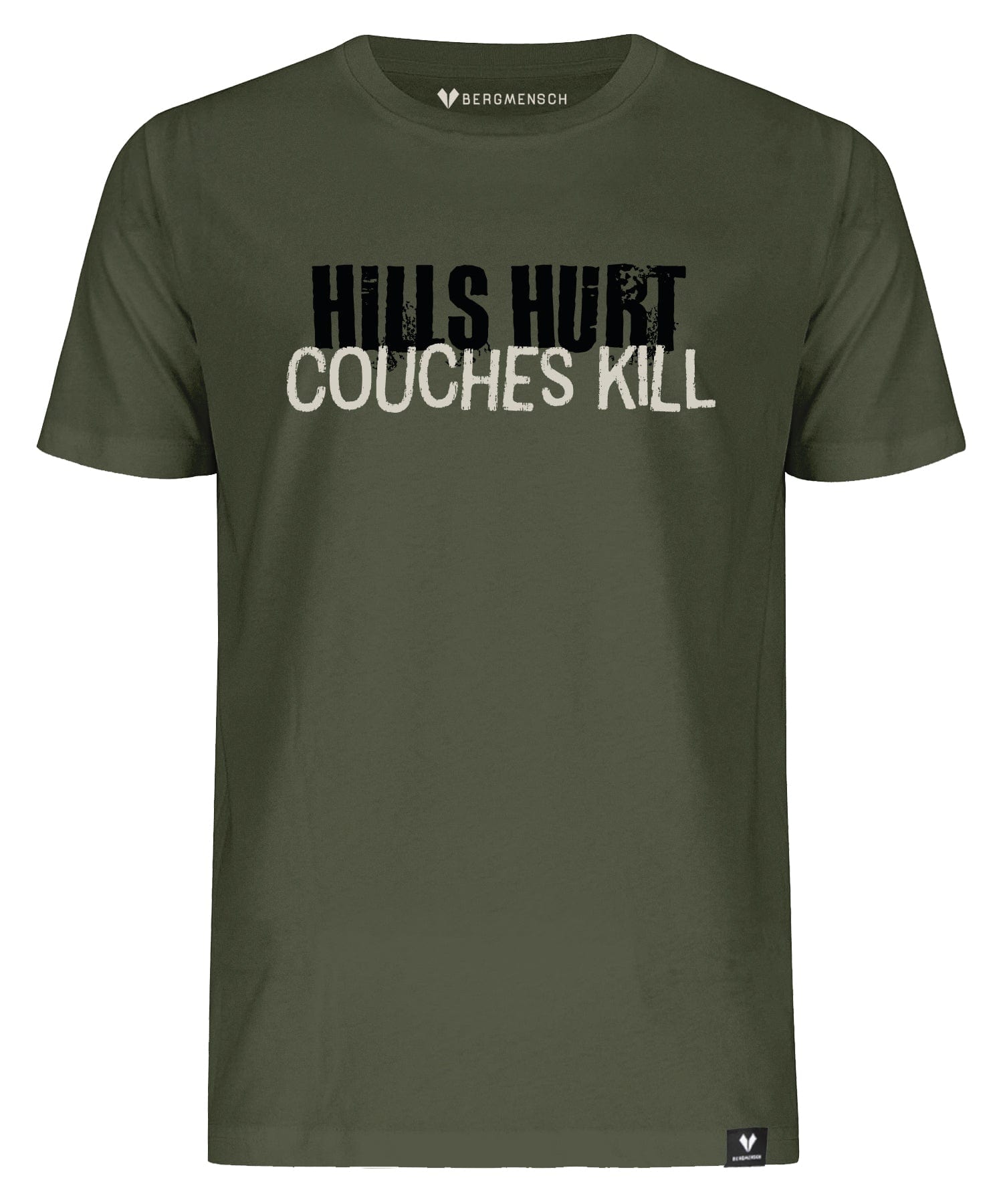 Hills Hurt Couches Kill - Unisex Premium Organic Shirt von Bergmensch