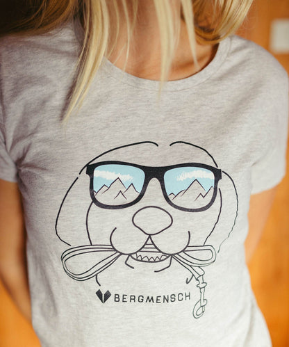 Hund Sonnenbrille - Damen Premium Organic Shirt von Bergmensch