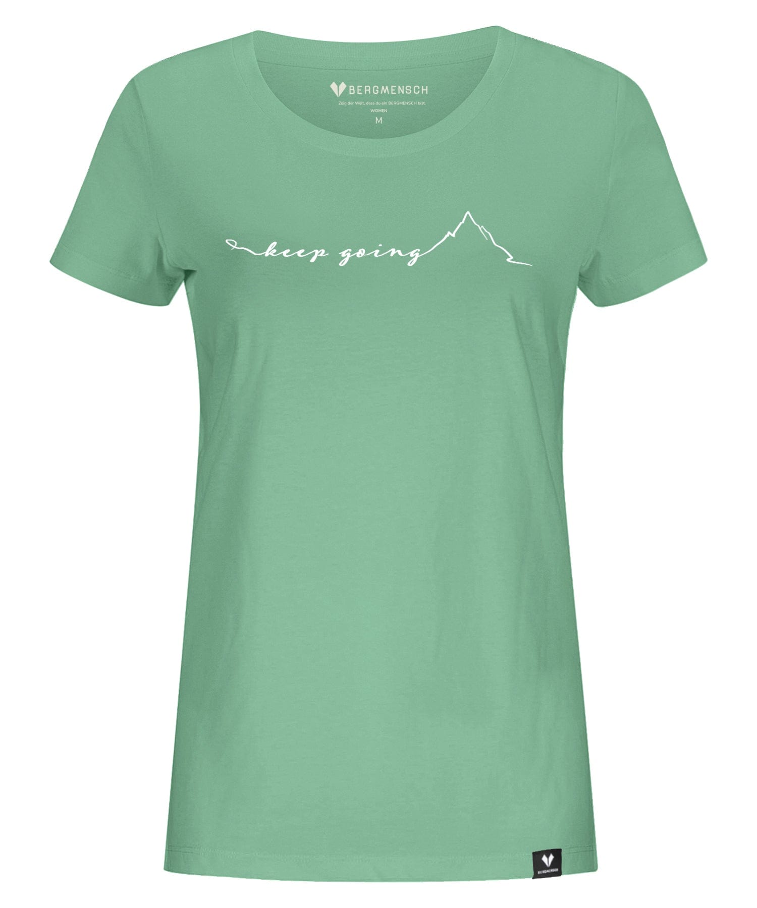 Keep Going - Damen Premium Organic Shirt von Bergmensch