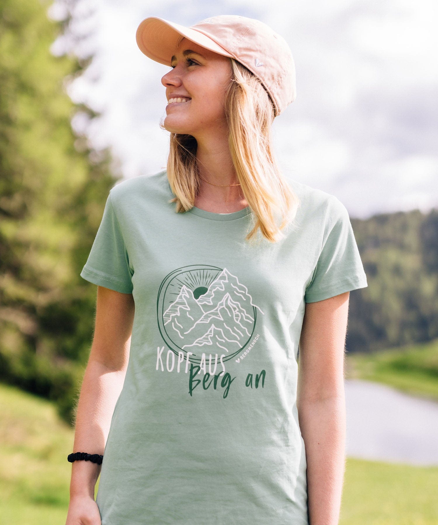 Kopf aus, Berg an - Damen Premium Organic Shirt