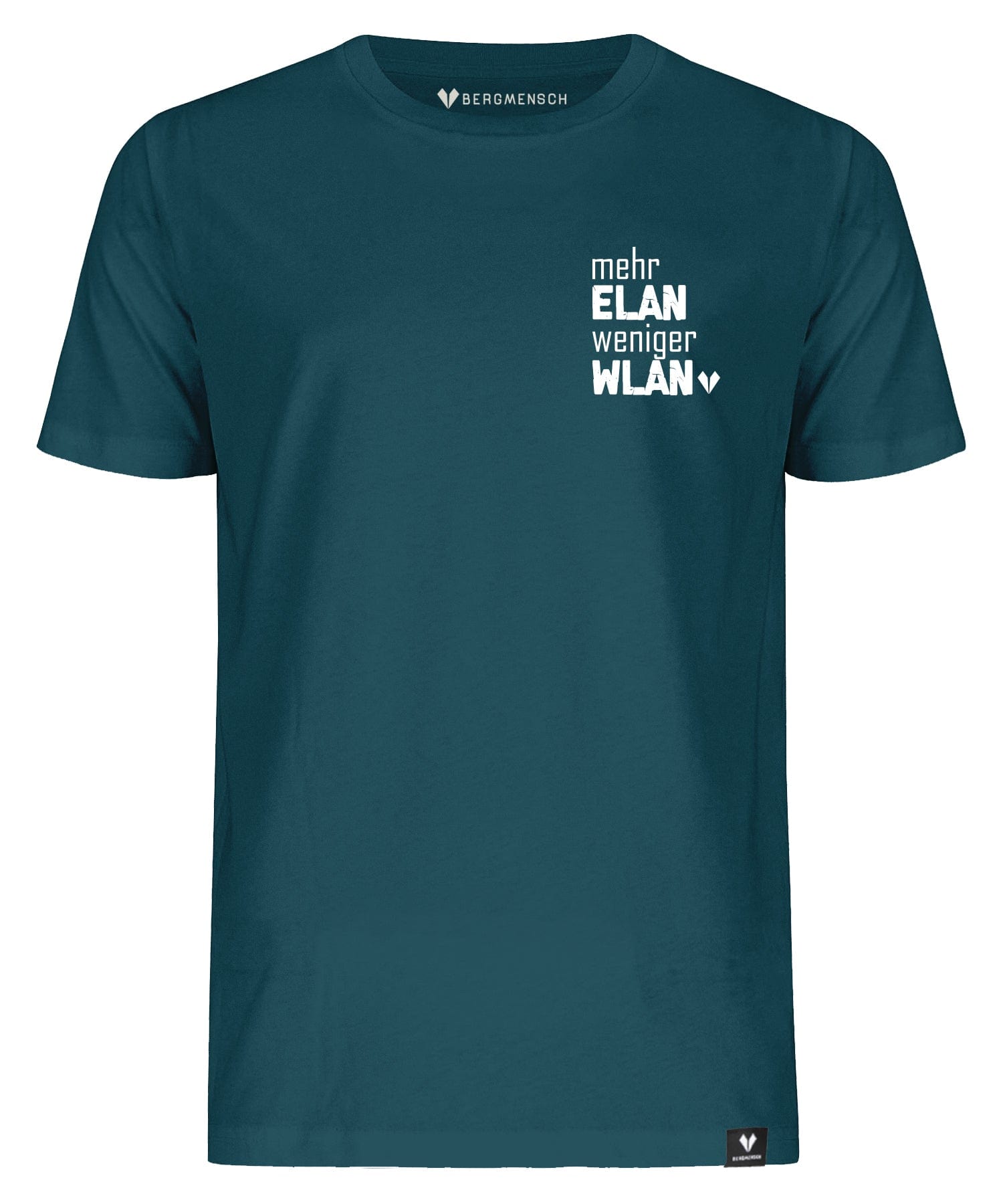 Mehr Elan weniger WLAN - Unisex Premium Organic Shirt von Bergmensch