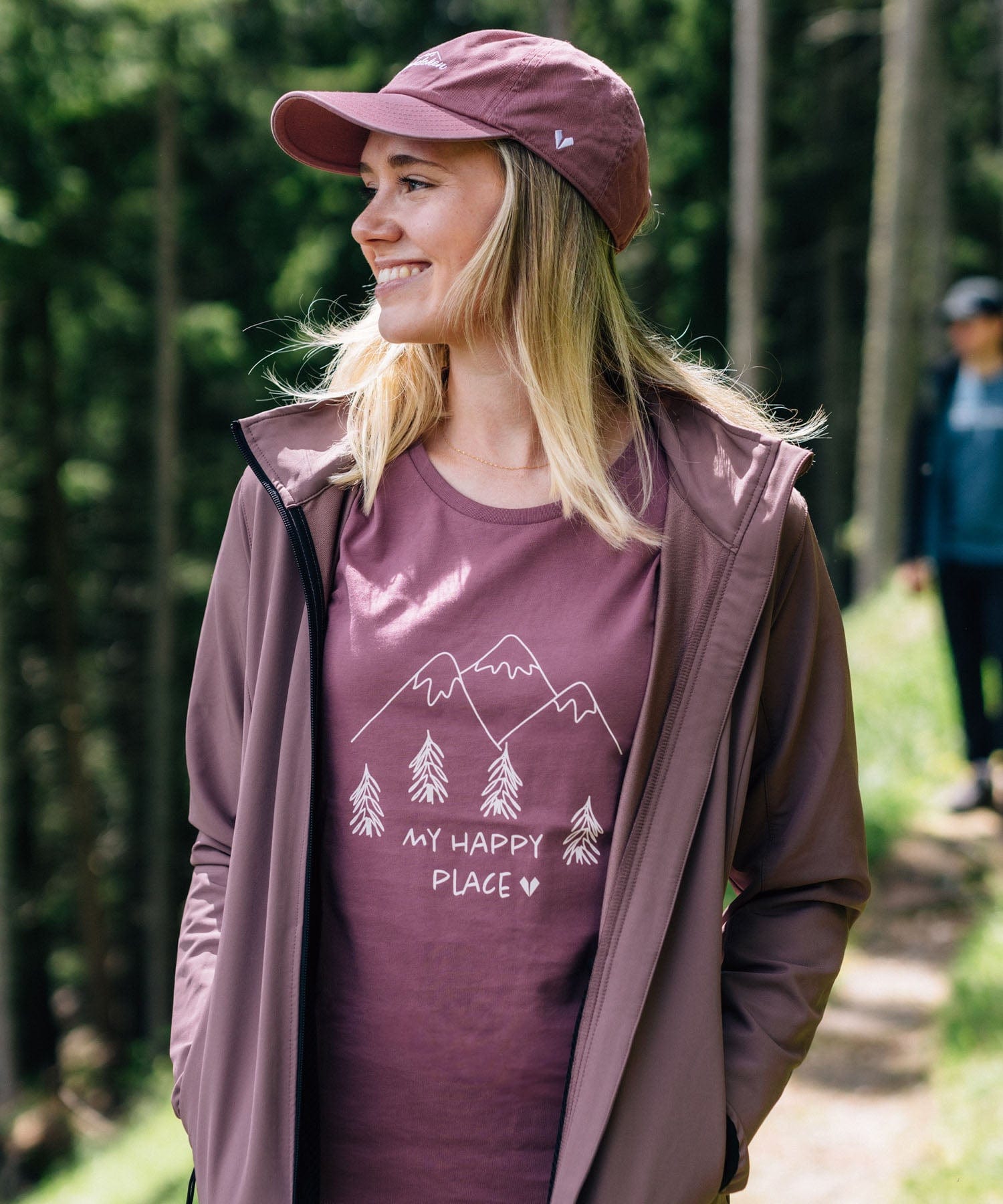 My Happy Place - Damen Premium Organic Shirt von Bergmensch