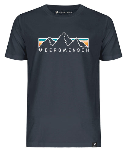 Retro Bergpanorama - Herren Premium Organic Shirt von Bergmensch