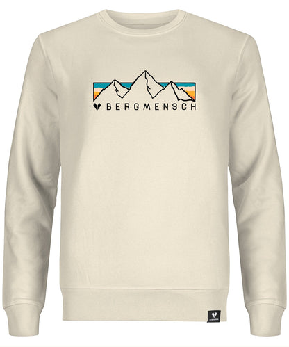 Retro Bergpanorama - Unisex Premium Organic Sweatshirt von Bergmensch