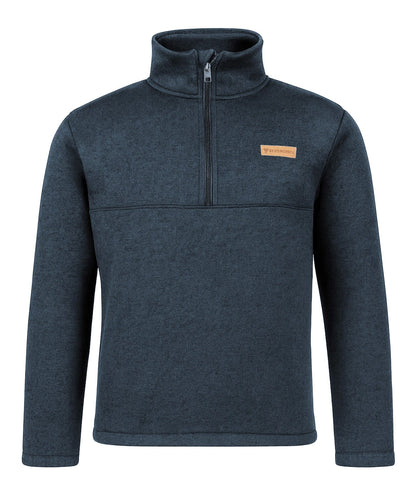 BERGMENSCH Herren Half-zip Strickfleece in Navy