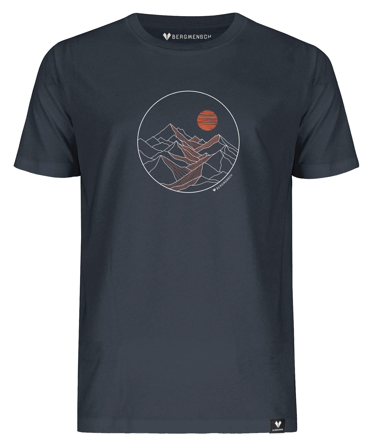 Sunset View - Unisex Premium Organic Shirt von Bergmensch