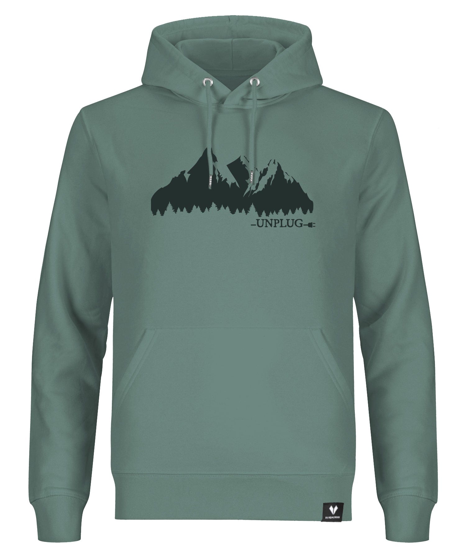 Unplug - Unisex Premium Organic Hoodie von Bergmensch