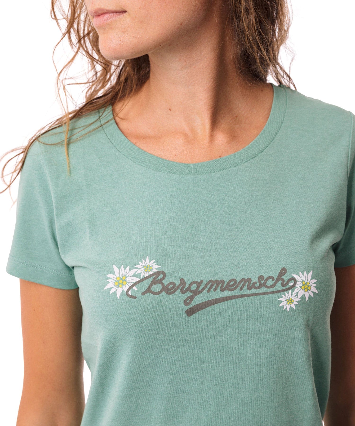 Bergmensch Edelweiss - Damen EcoBlend Shirt von Bergmensch