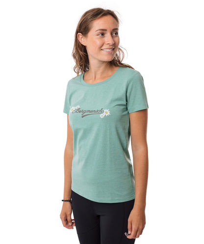 Bergmensch Edelweiss - Damen EcoBlend Shirt von Bergmensch