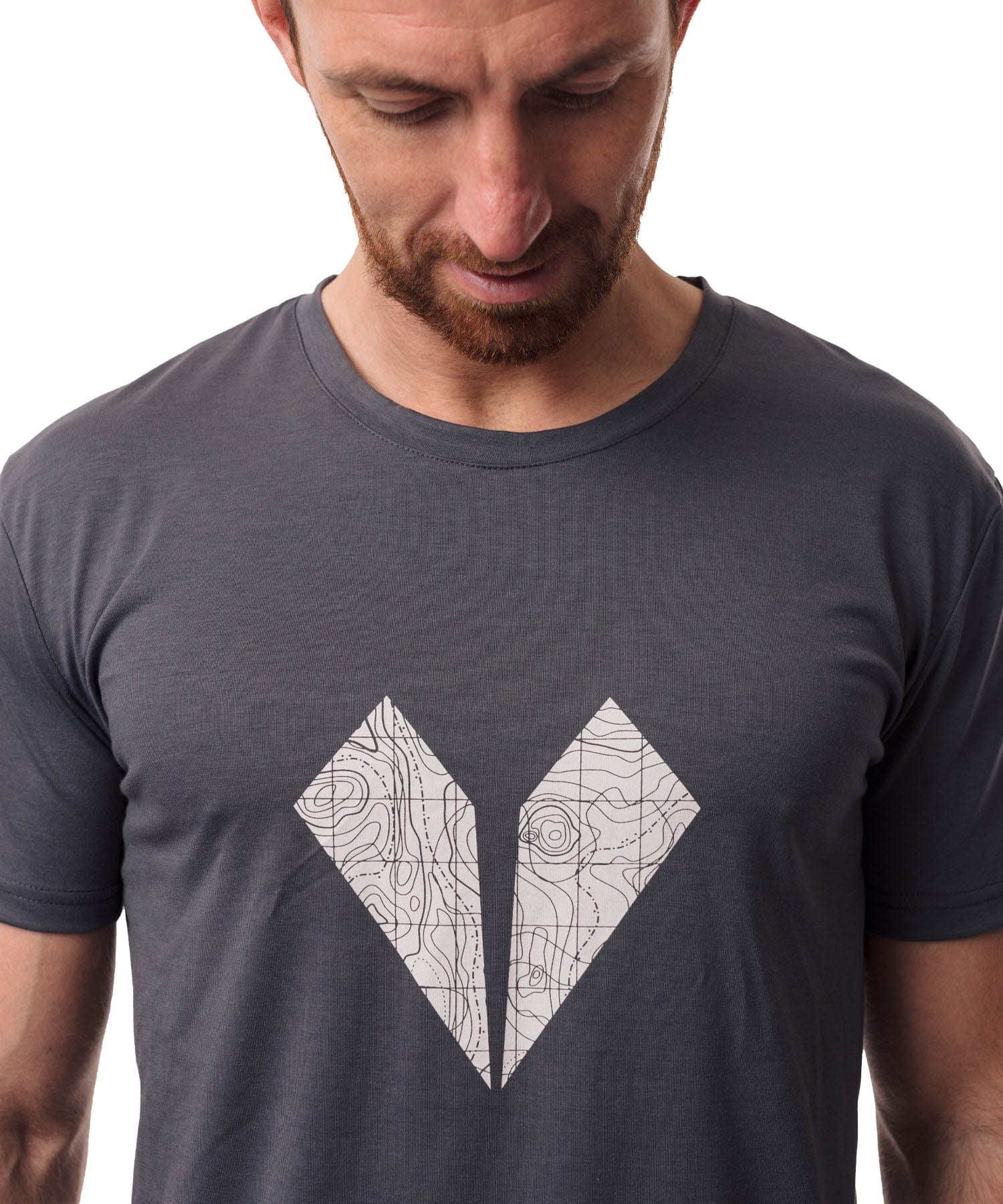 Logo Topografie - Unisex drirelease® ECO Shirt von Bergmensch