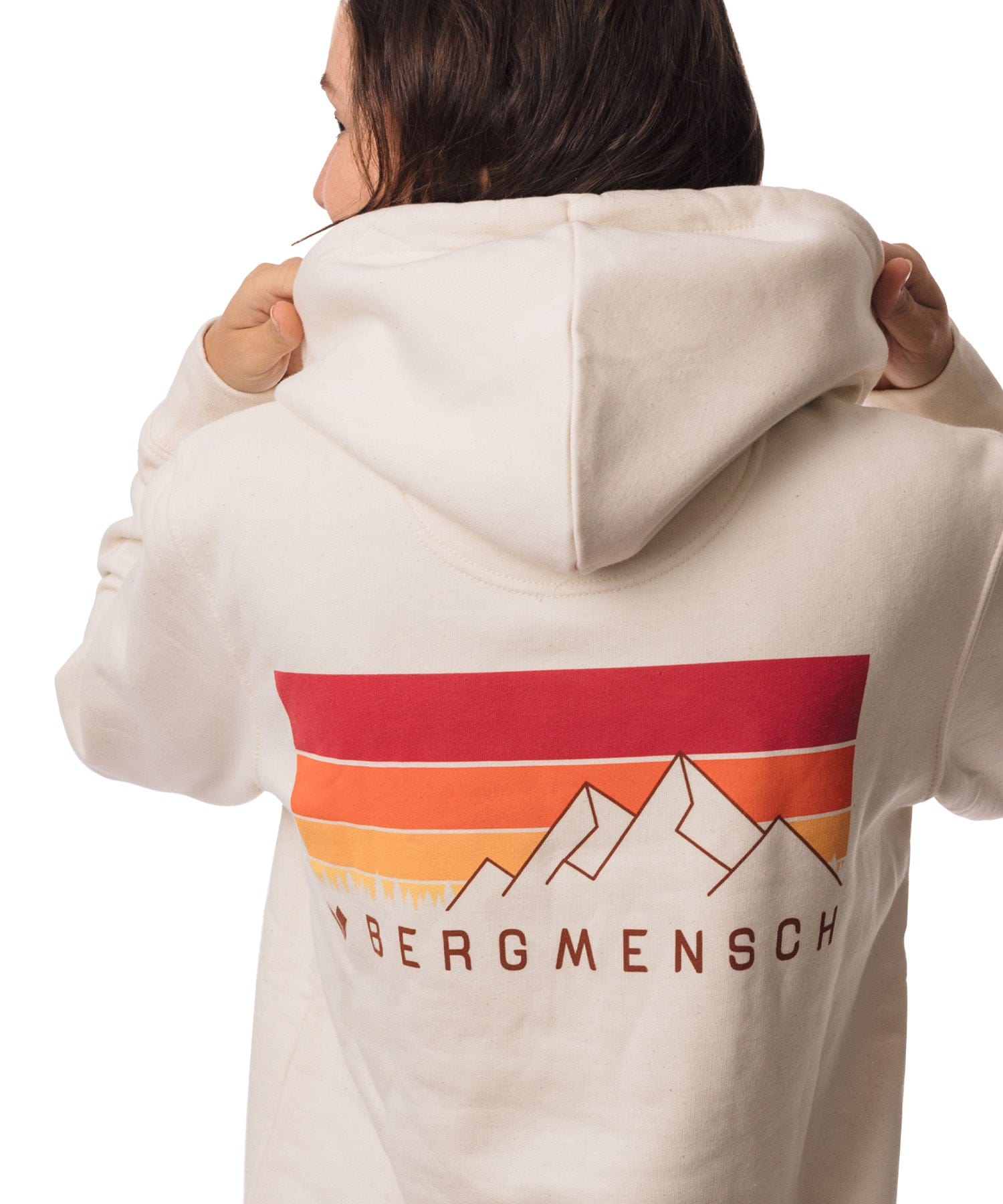 Mountain Sunset - Unisex Premium Organic Hoodie von Bergmensch