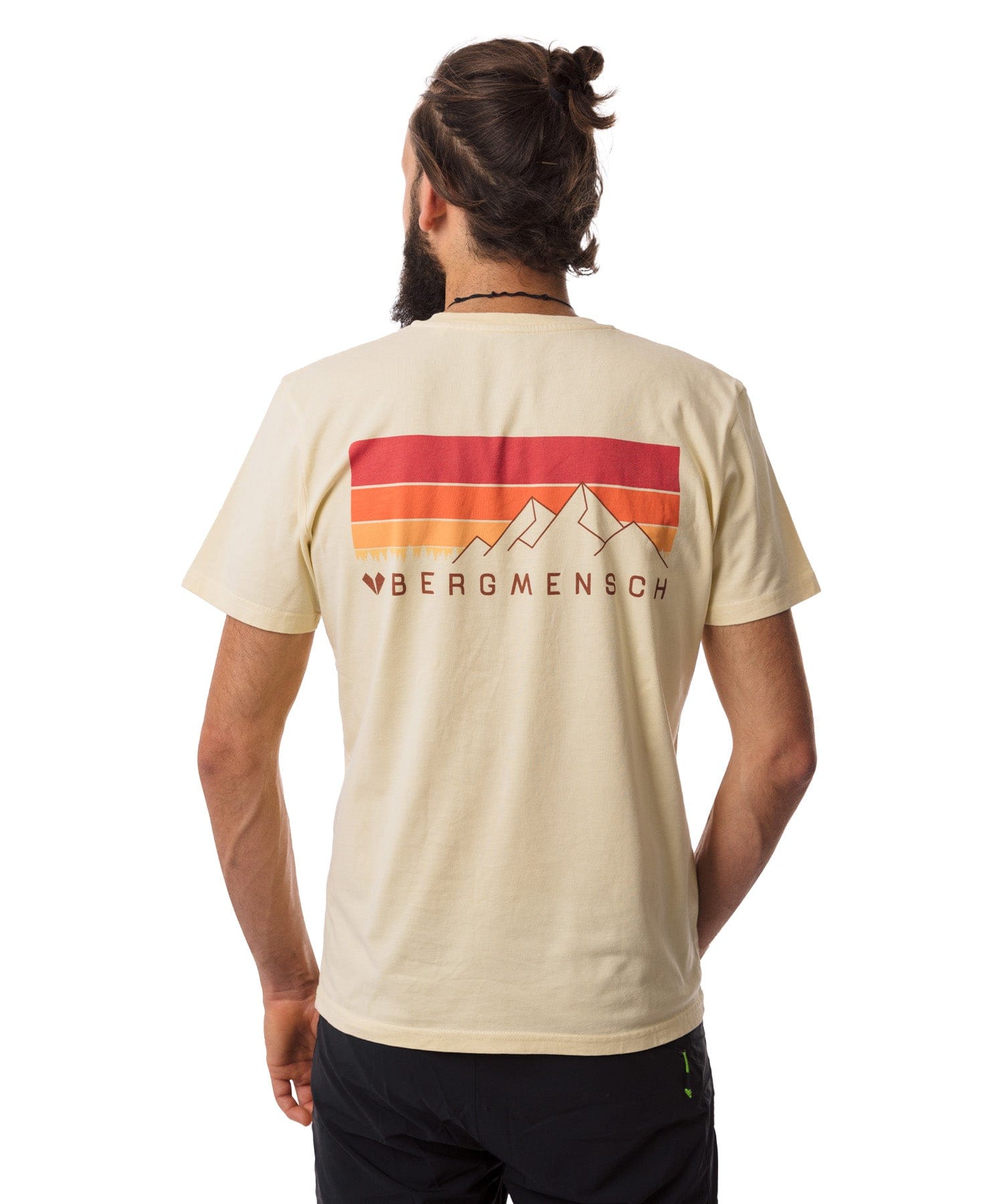 Mountain Sunset - Unisex Premium Organic Shirt von Bergmensch