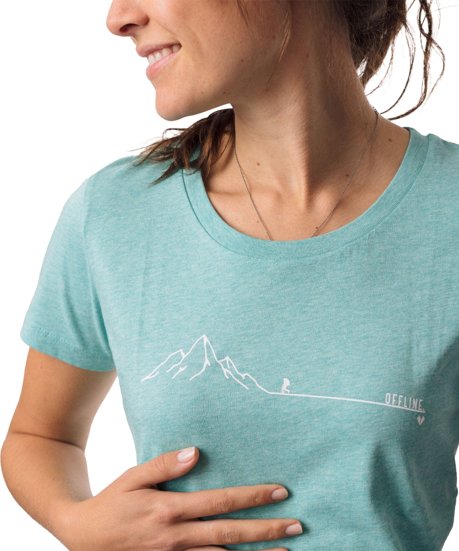 Offline - Damen Premium Organic Shirt von Bergmensch