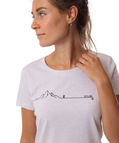 Offline - Damen Premium Organic Shirt von Bergmensch
