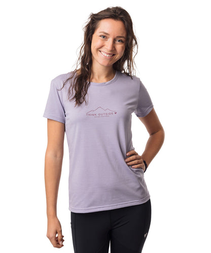 Think Outside - Damen drirelease® ECO Shirt von Bergmensch
